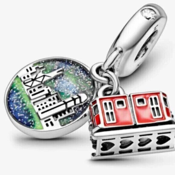Pandora Hong Kong Peak Tram Dangle Charm - Picture 4 of 7